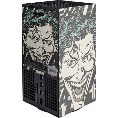 DC Comics The Joker Vintage Laughing XBox Series X Digital Edition Console Skin